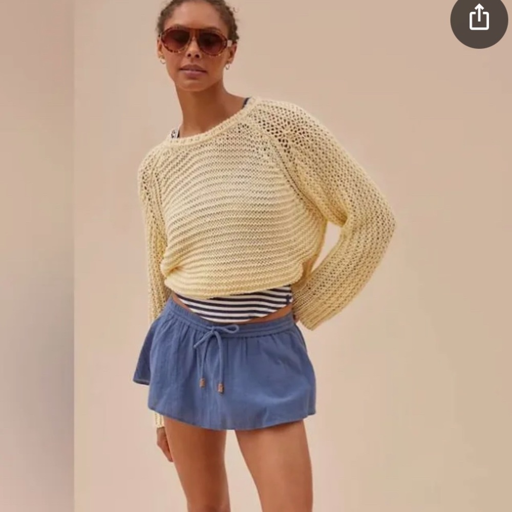 We the Free Lunar Rock Linen Sweater